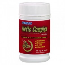 Natto Complex 4 în 1 (2000 FU/ 90 cps) - pentru sănătatea sistemului cardiovascular si boala Peyronie